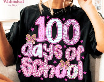 Preppy 100 dni szkoły Png, Kolorowy ołówek Png, Nauczyciel Png, Nauczanie miłości i inspiracji, Kokietka Png, Sublimacja szkoły Preppy, Uczeń Png