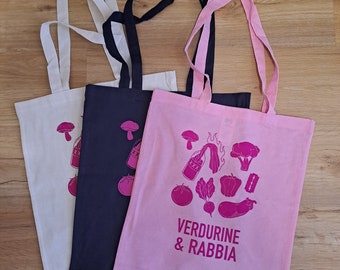 Tote bag serigrafata