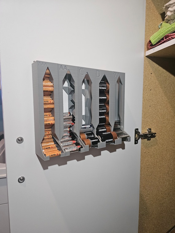 Battery Storage Dispensers (AA, AAA, C, D, & 9V, +more)