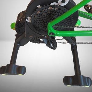 Wahoo kickr core tennis ball feet including tennis balls, rocker plate, tennis ball feet, Wahoo roll, ball feet