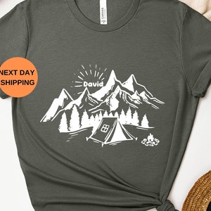Custom Camp T-Shirt, Camp Gifts, Custom Shirt, Custom Tee, Custom Camp T-Shirt, Camp Crew T-Shirt, Camp Custom Shirt, Camping Family Shirt,