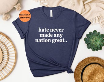 Racial Equality V-Neck Shirt, Social Activist Tee