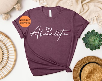 Abuelita T-Shirt, Grandma Gift, Spanish Grandmother Tee