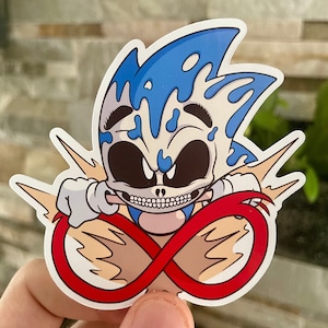 Sticker Sonic the Hedgehog Skull