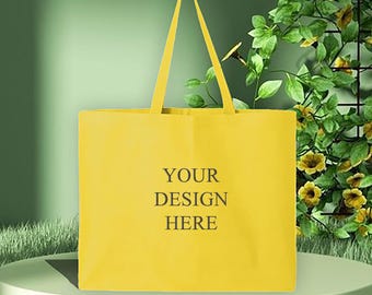 Embroidered Custom Your Design Here Tote Bag, Cute Logo Bag, Customized Text Bag, Any Design Bag, Personalized Design Tote Bag