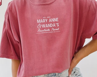 Embroidered Mary Anne and Wanda Sweatshirt, Tennessee Ham and Strawberry Jam, Country Song, Country Music Sweatshirt, Comfort Colors Tee