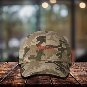 Gorra de béisbol bordada estadounidense, gorra estética estadounidense, gorra de EE. UU., gorra MAGA, gorra clásica estadounidense de regalo, gorra de partidario de Trump, gorra patriótica imagen 9