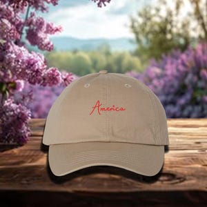 Gorra de béisbol bordada estadounidense, gorra estética estadounidense, gorra de EE. UU., gorra MAGA, gorra clásica estadounidense de regalo, gorra de partidario de Trump, gorra patriótica imagen 7