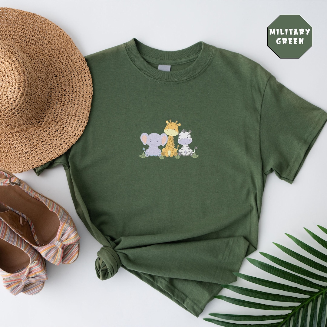 Printed Tee in Floral Safari main image 1