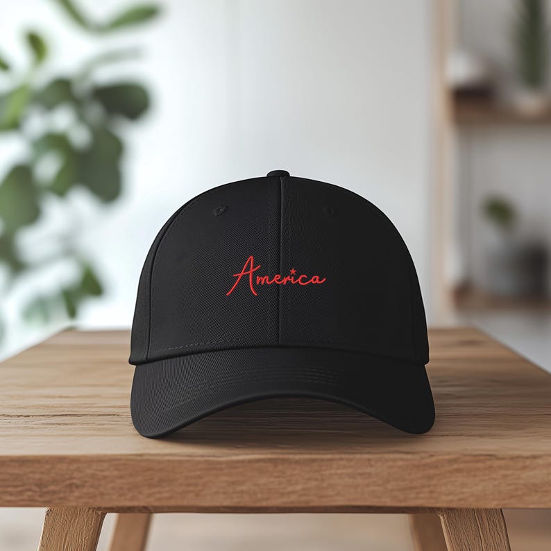 Gorra de béisbol bordada estadounidense, gorra estética estadounidense, gorra de EE. UU., gorra MAGA, gorra clásica estadounidense de regalo, gorra de partidario de Trump, gorra patriótica imagen 5