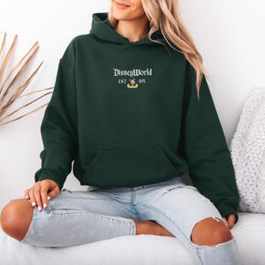 DisneyWorld Florida Embroidered Hoodie, DisneyWorld Est 1971 Hoodie, Disney Vacation Hoodie, Mickey And Friends Hoodie, Walt Disney Hoodie