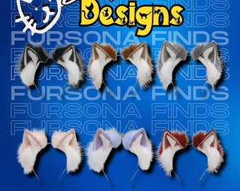 Handmade Furry Ears, Fursuit Designs, Custom Animal Ears, Beautifully Crafted Cosplay Accessory. Kemono Style, Kig Personalized