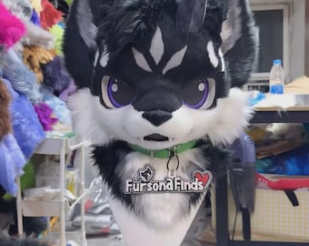Testa Kemono, testa Fursuit, zampe gratis! Copricapo personalizzato su commissione.