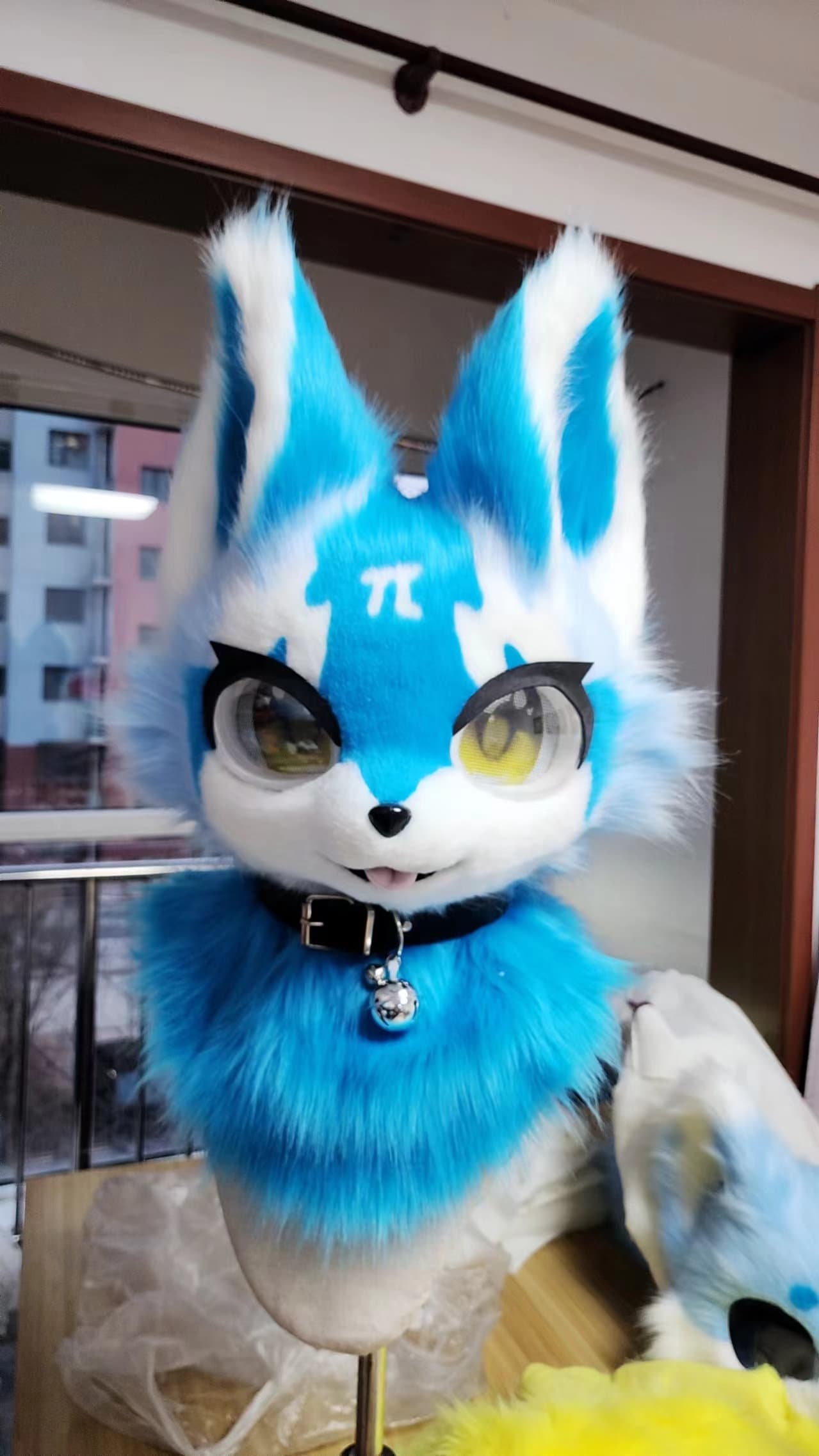 手作りのケモノファースーツヘッドピース：カスタムコスプレファー