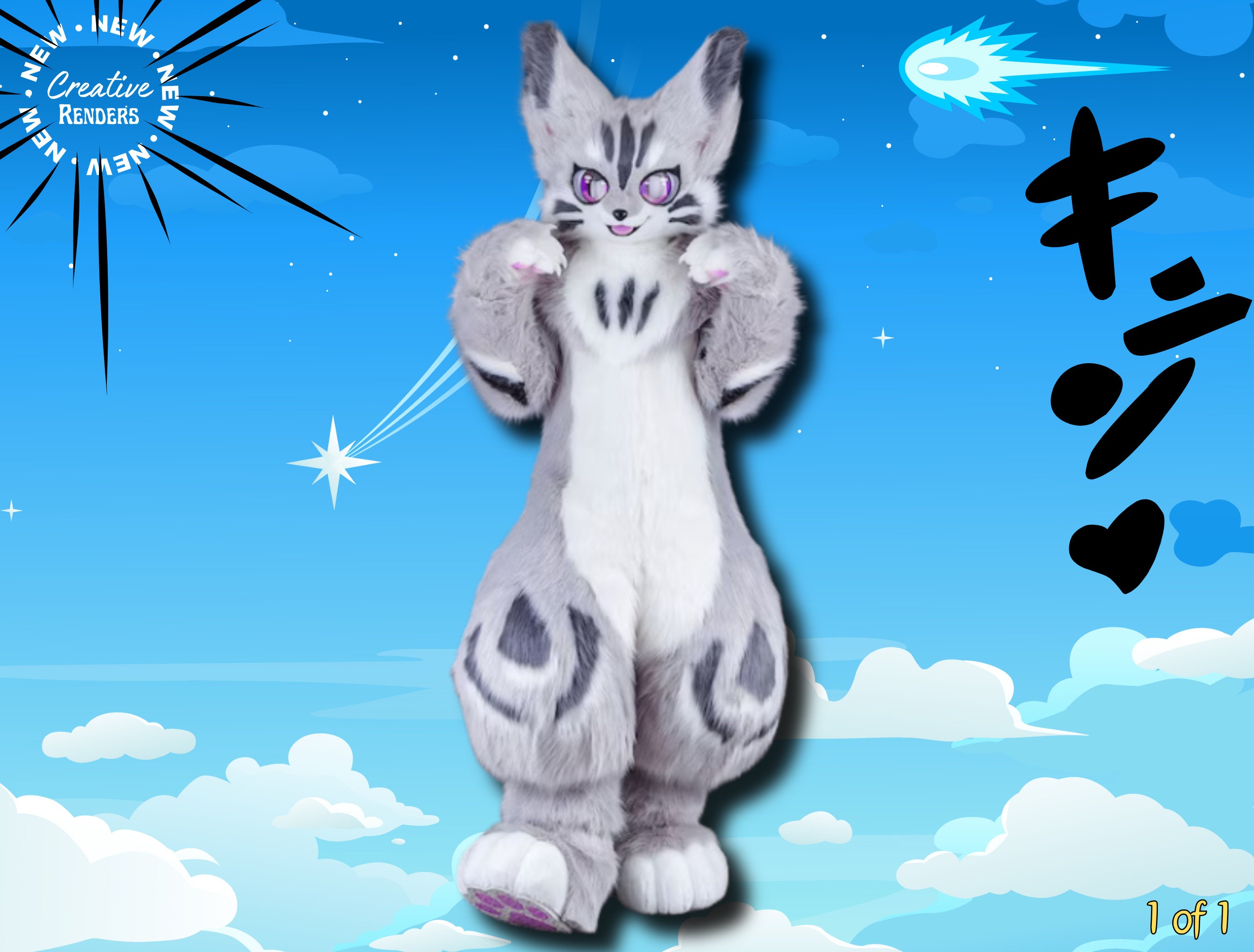 Unique Furry Kemono Suit, Custom. Soft, Cozy, Full Fursuits, Fursona