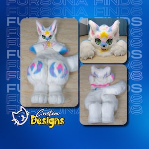 Custom Full Fursuit Set, Kemono Style, Personalized Handmade Fur suit Fullbody Everything Included, Furry Cosplay
