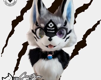 Kemono Fursuit Head: Custom Fit Furry Headpiece. CHOOSE COLORS & PATTERNS