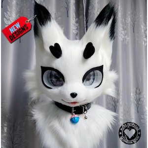 Handmade Furry Fursuit Headpiece: Cosplay Kemono Mask