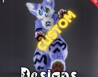 Complete Fursuit: Custom Furry Full Suit - Kemono Fursuit Creation