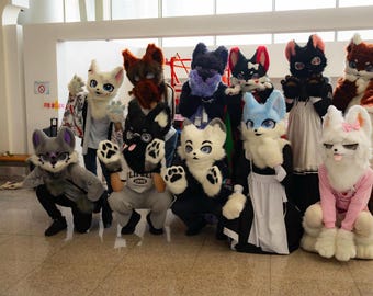 Custom Kemono Fursuit: Full body Furry Cosplay