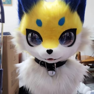 Custom Furry Fursuit Headpiece: Personalized Cosplay Kemono Head