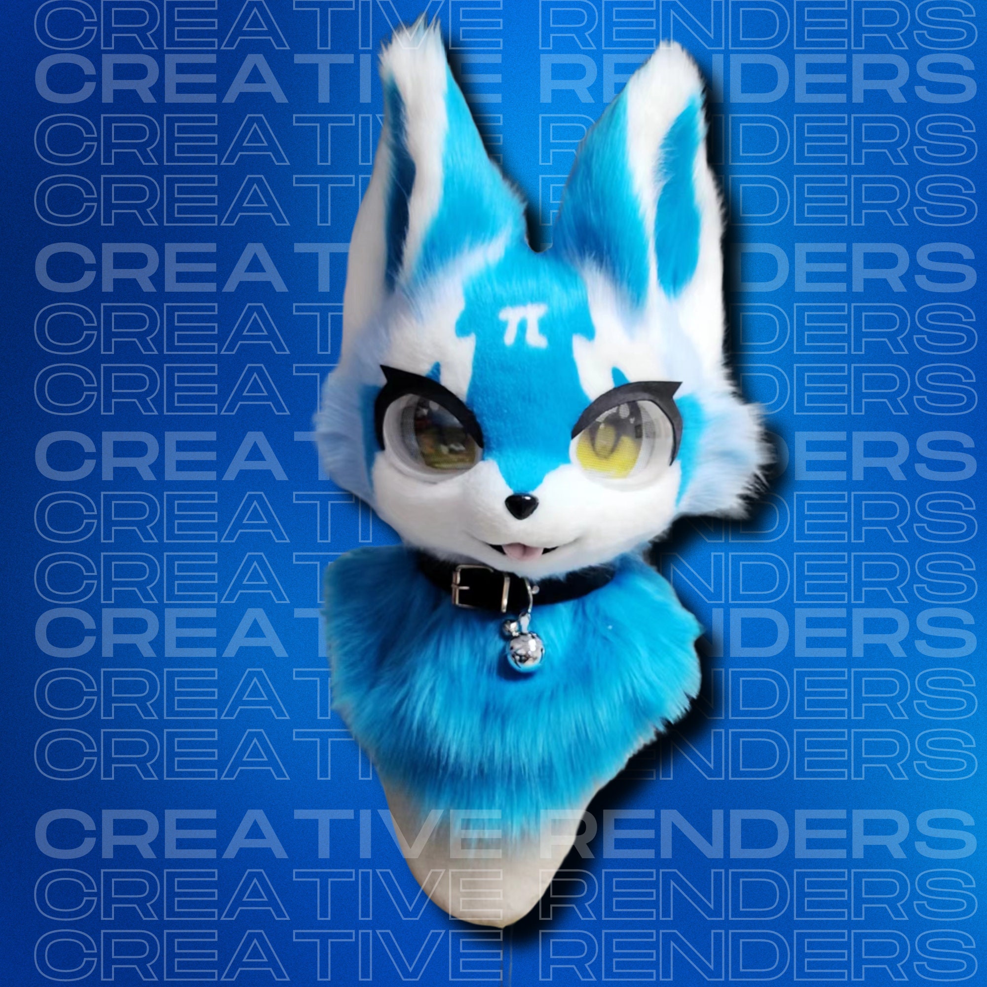 Complete Fursuit Head, Cosplay, Fursuit, ,kemono, Head Furry, Fur Mask