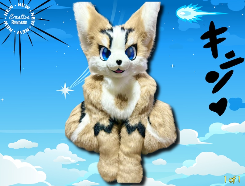 Unique Furry Kemono Suit, Custom. Soft, Cozy, Full Fursuits, Fursona