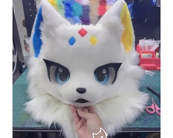 Personalized Furry Headpiece, Kig Kemono Fursuit Furry Animal Head. New Designs, Custom Commission