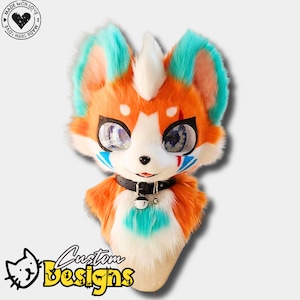 Unique Fursona Headpiece: Custom Cosplay Kemono Head