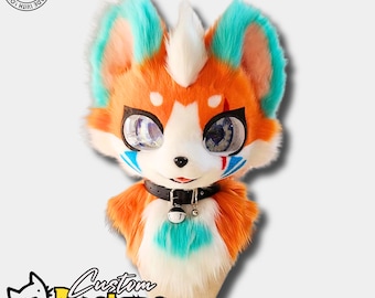 Unique Fursona Headpiece: Custom Cosplay Kemono Head