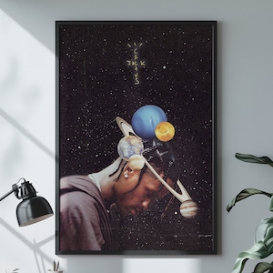 Travis Scott Poster, INSTANT DOWNLOAD, Cactus Jack, Geschenk für Musikliebhaber