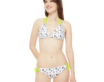 Ensemble bikini à lanières (d'inspiration designer)