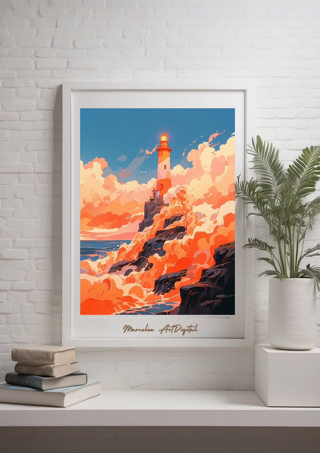 Lighthouse | Digital Printing | Print Landscape | Nature Print ...