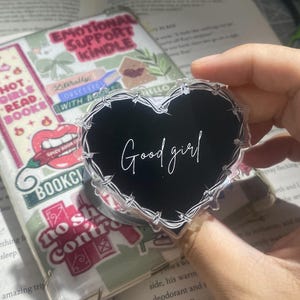 Bookish Kindle Grip Holder | SMut Reader magsafe magnetic grip | Dark Romance Spicy Books | Kindle accessories