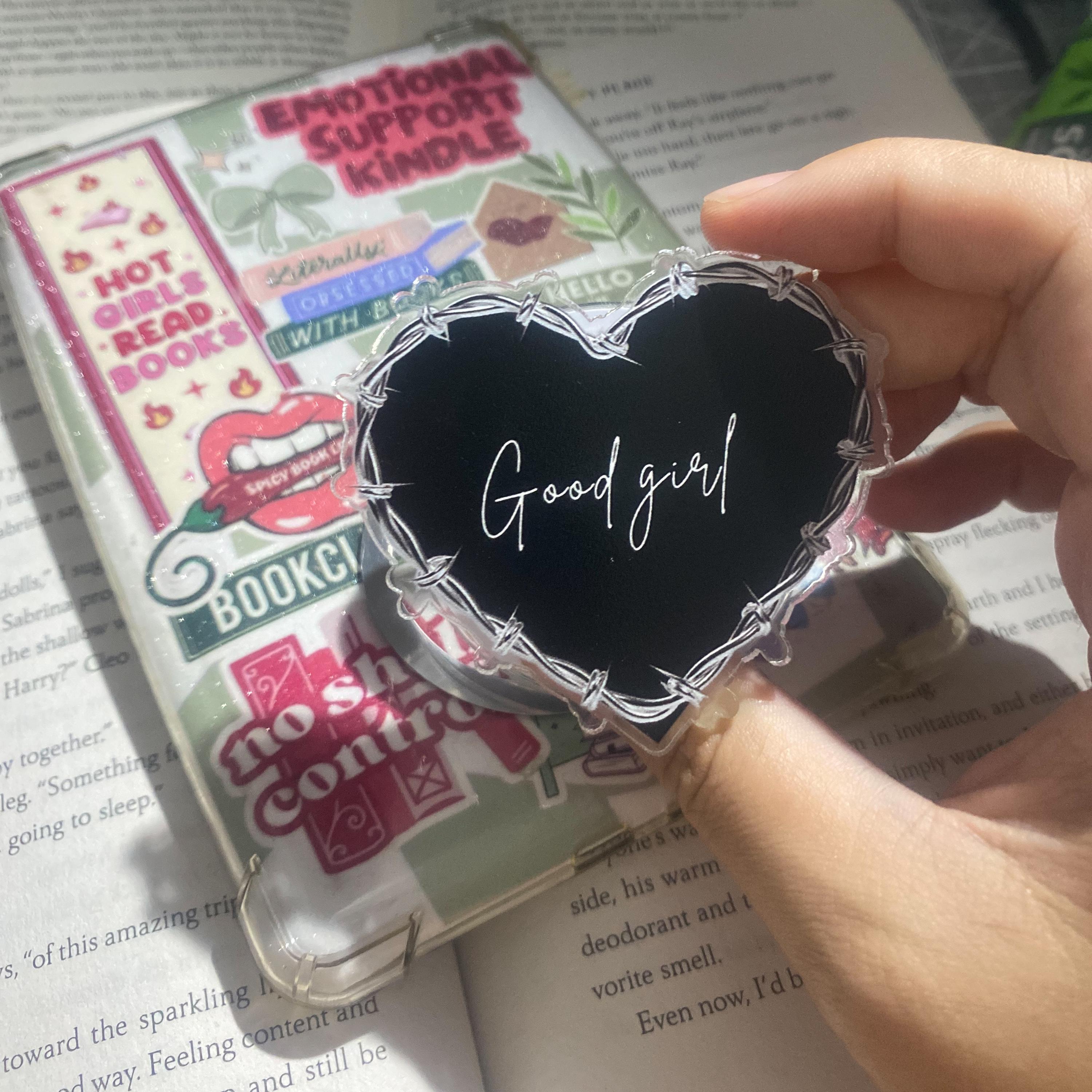 Bookish Kindle Grip-houder | SMut Reader magsafe magnetische grip | Donkere, romantische, kruidige boeken | Kindle-accessoires