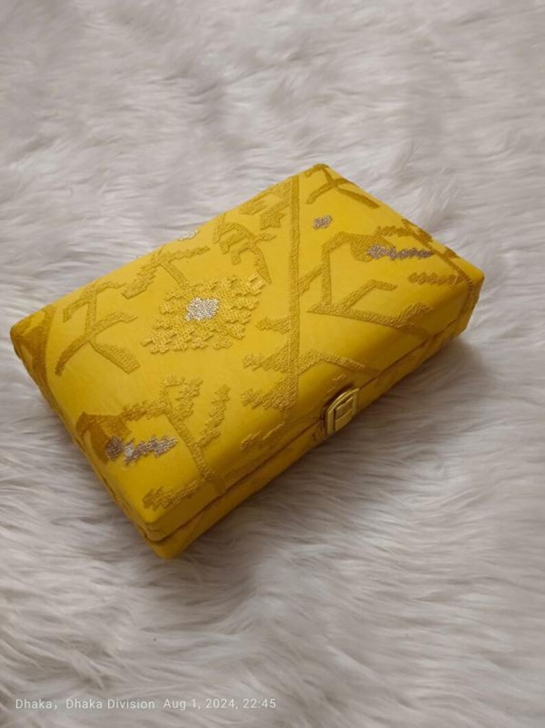 SMALL CANVAS CLUTCH JAGGIS JEWELS main image 1