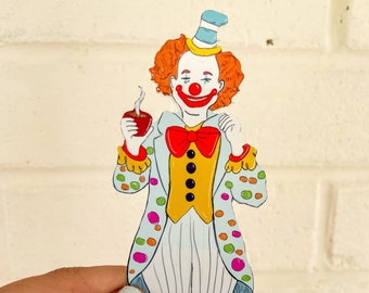 Clown Sticker Bundle, Clowncore, Cute Coffee Clown Stickers, Clown Bow Sticker,