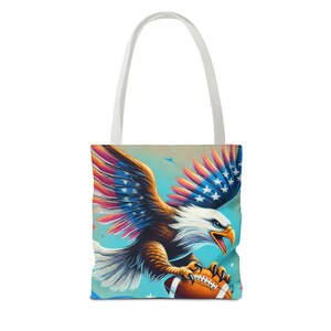 Patriotic Eagle Tote Bag: American Pride, Sports & Beach