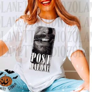 Camiseta Post Malone, I had some help, camiseta de show, homens tatuados, Nashville PNG, DIY POD, 300 dpi, arquivo de corte, impressão e prensagem, impressão sob demanda