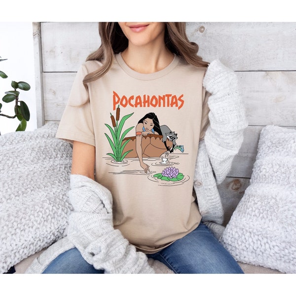 Pocahontas Shirt, Retro 90s Art, Disnebound, Princess PNG files, print on demand file, DIY Cricut Project, uvdtf, 300dpi, sublimation