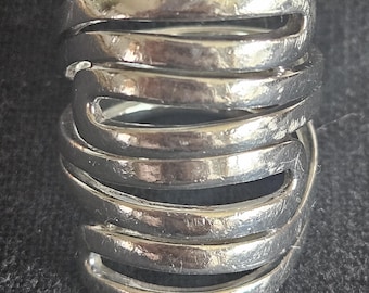 Silpada Designs R1532 retired sterling silver maze ring
