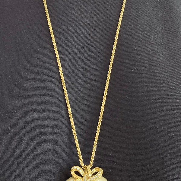 Vintage Joan Rivers QVC heart pendant necklace