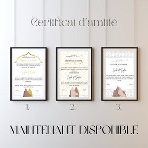 Certificat d'amitié image 7