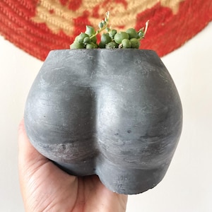 Booty Planter: Cheeky Decor, Handmade Piece
