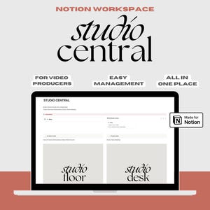 Studio Central: The Ultimate Notion Workspace for Film & Video Production Companies