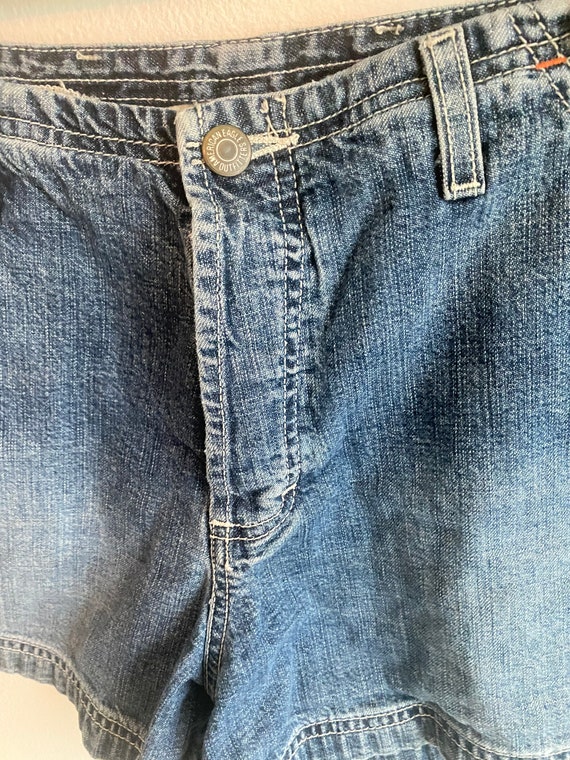 Vintage American Eagle denim shorts, 90s American… - image 3