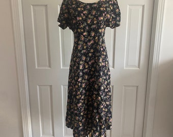 Robe Pellini vintage des années 90, fleurie