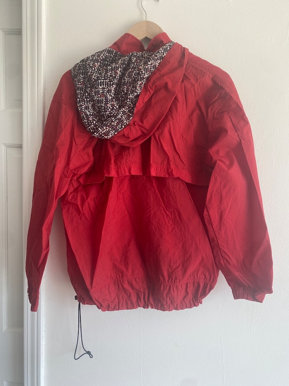 Vintage 90’s Nike red windbreaker pullover jacket - image 3