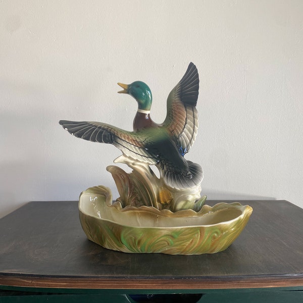 Duck Decor! Vintage 1950's Lane Mallard Duck TV Light Planter Mid Century (no light with it, I would use a planter, so cool!