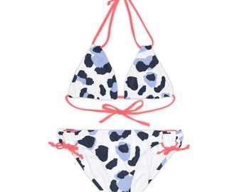 Baby Blues Leopard Muster Bikini Set